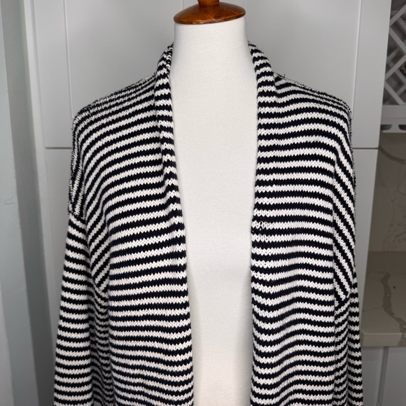 Anthropologie Maeve M/L Portside Nautical Anchor Cardigan Sweater Knit Women’s - Picture 3 of 6